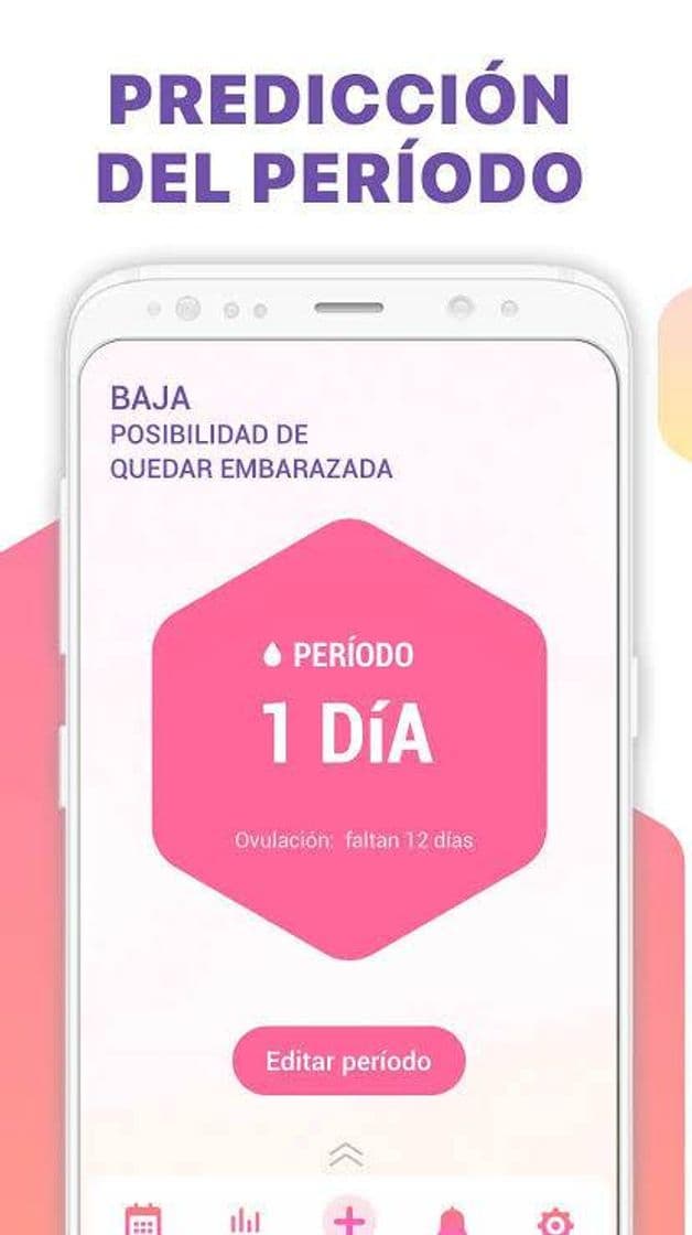 App Calendario Menstrual - Ovulación y Embarazo