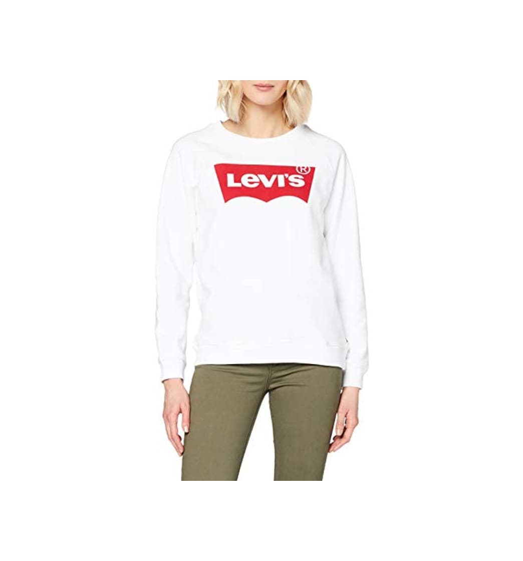 Producto Levi's Relaxed Graphic Crew Sudadera, Blanco