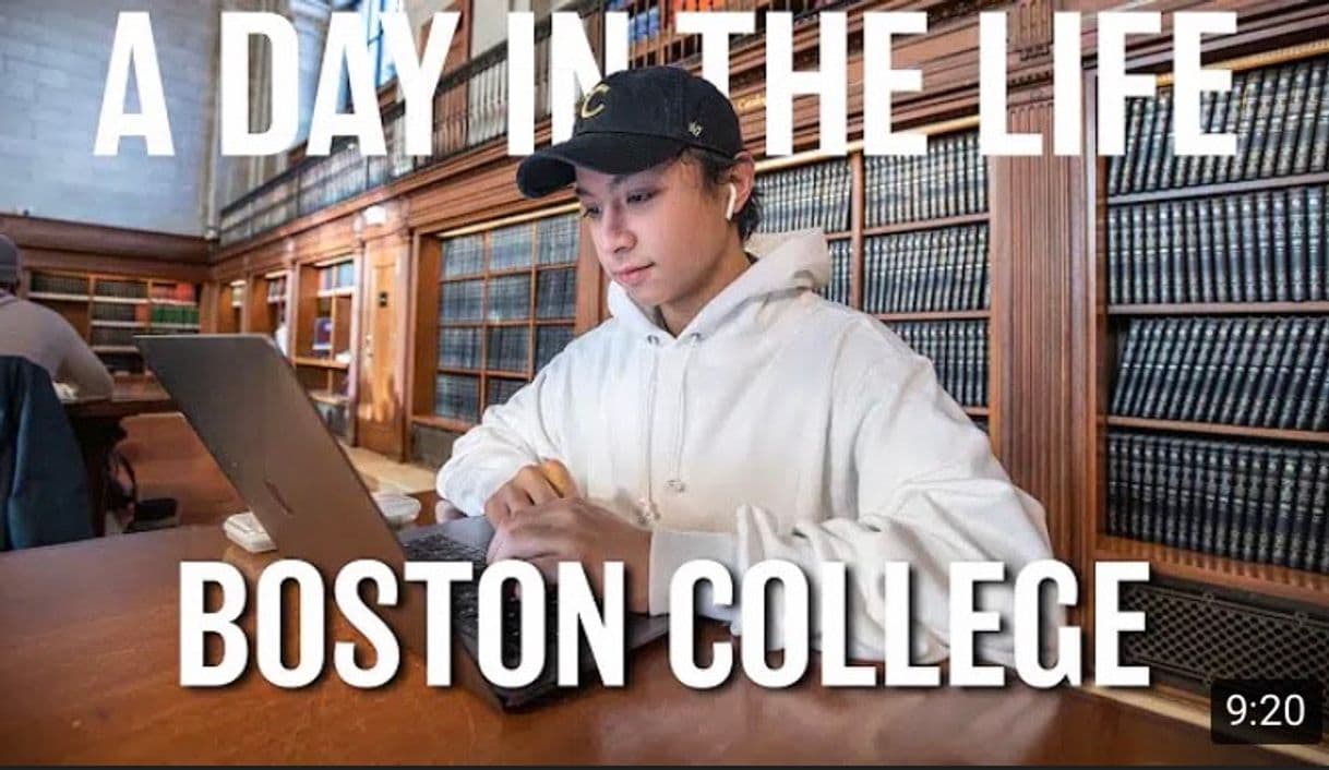 Fashion A Day in the Life at Boston College - YouTube