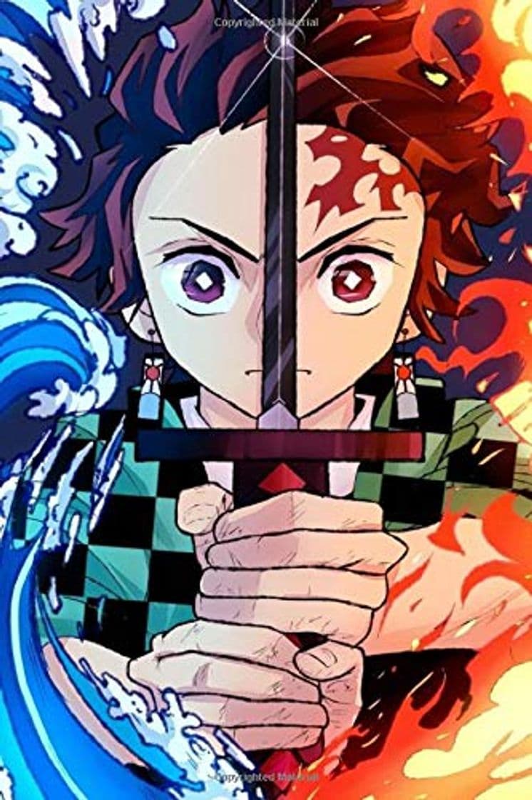 Book Composition Notebook: Demon Slayer-Kimetsu No Yaiba Vol. 12 Anime Journal