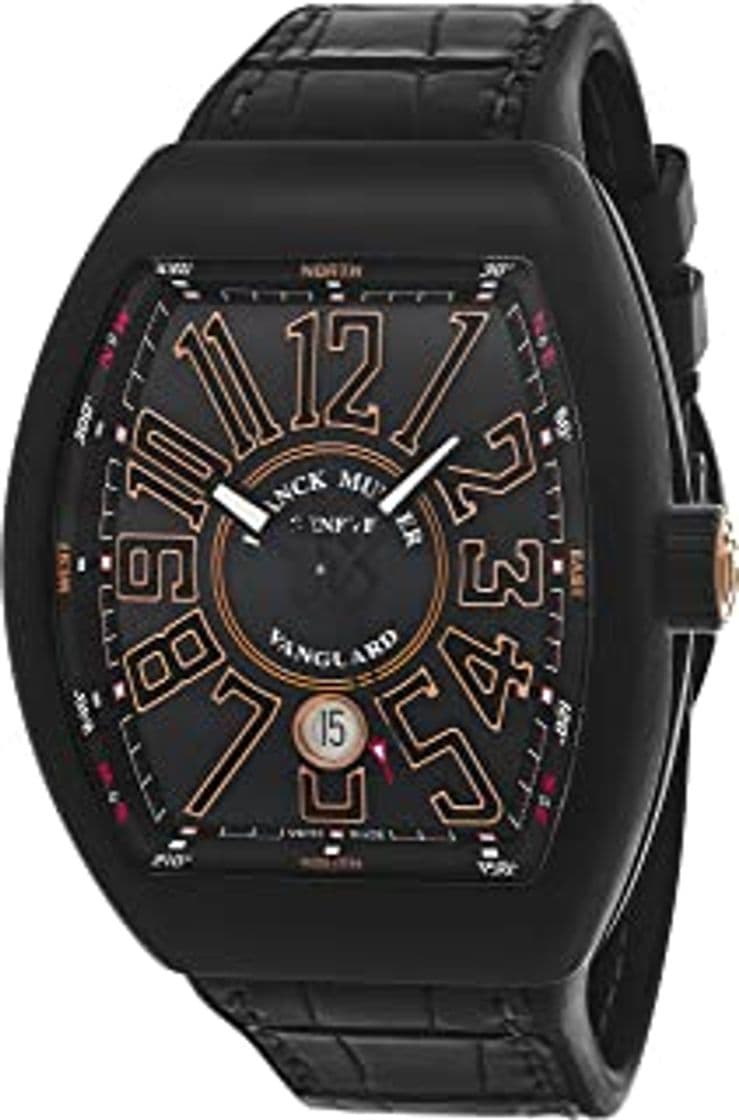 Product Franck Muller Platinum Rotor 29 x 36 mm esfera negra para reloj automático hombre