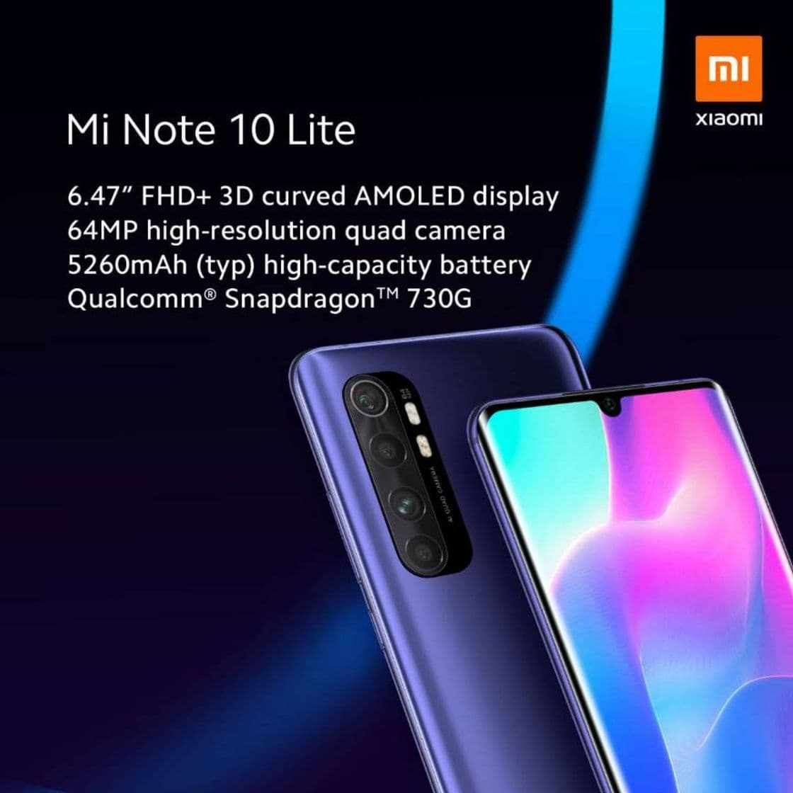 Producto Xiaomi Mi Note 10 Lite Smartphone 6 GB 64 GB