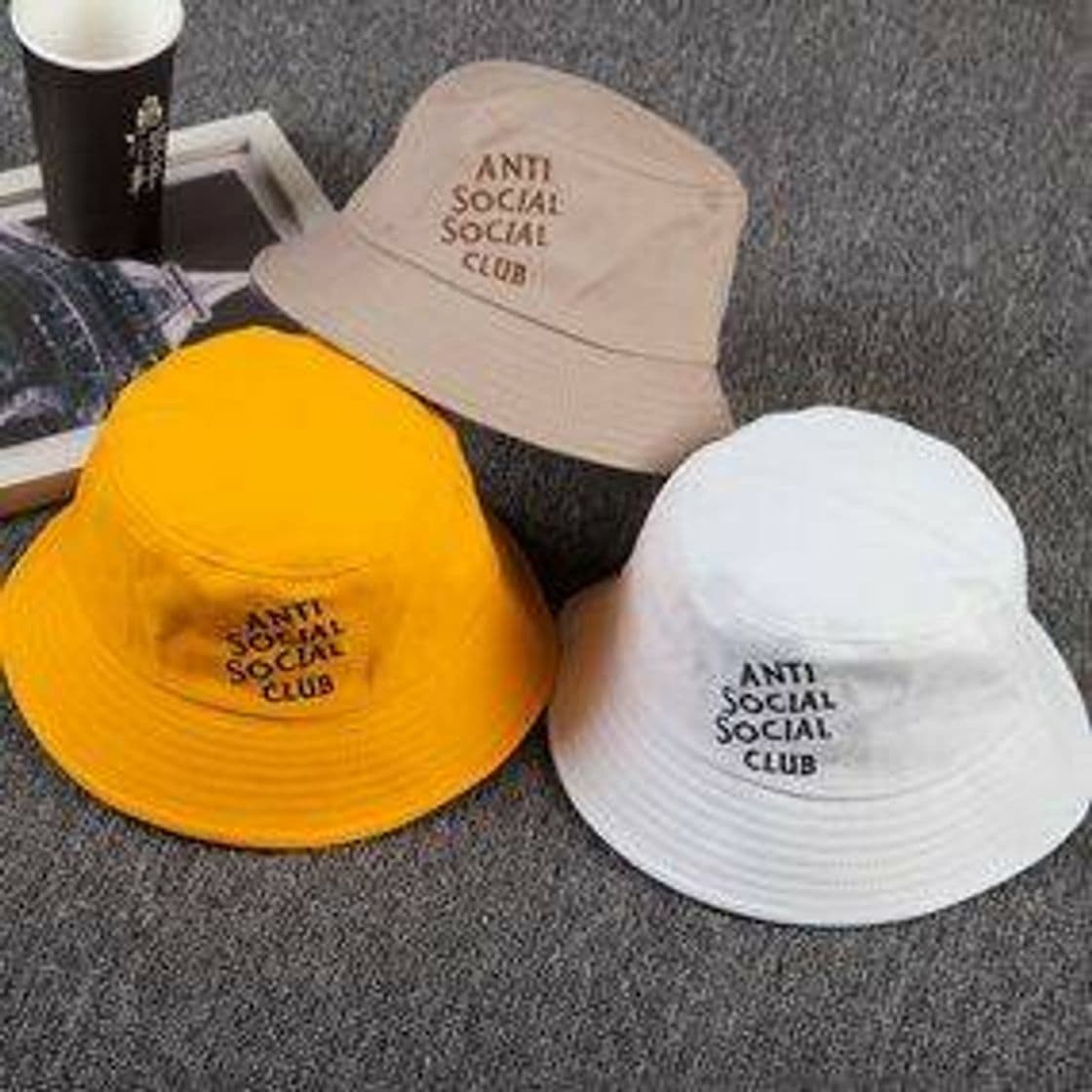 Fashion anti social club bucket hat