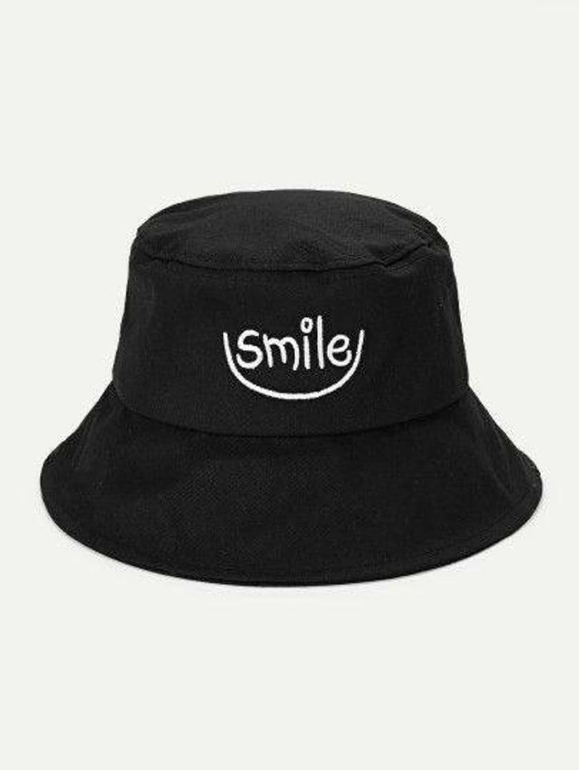 Fashion smile bucket hat