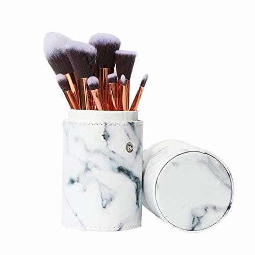 Producto Set de brochas de maquillaje profesional Ruesious 10 piezas Pinceles de maquillaje