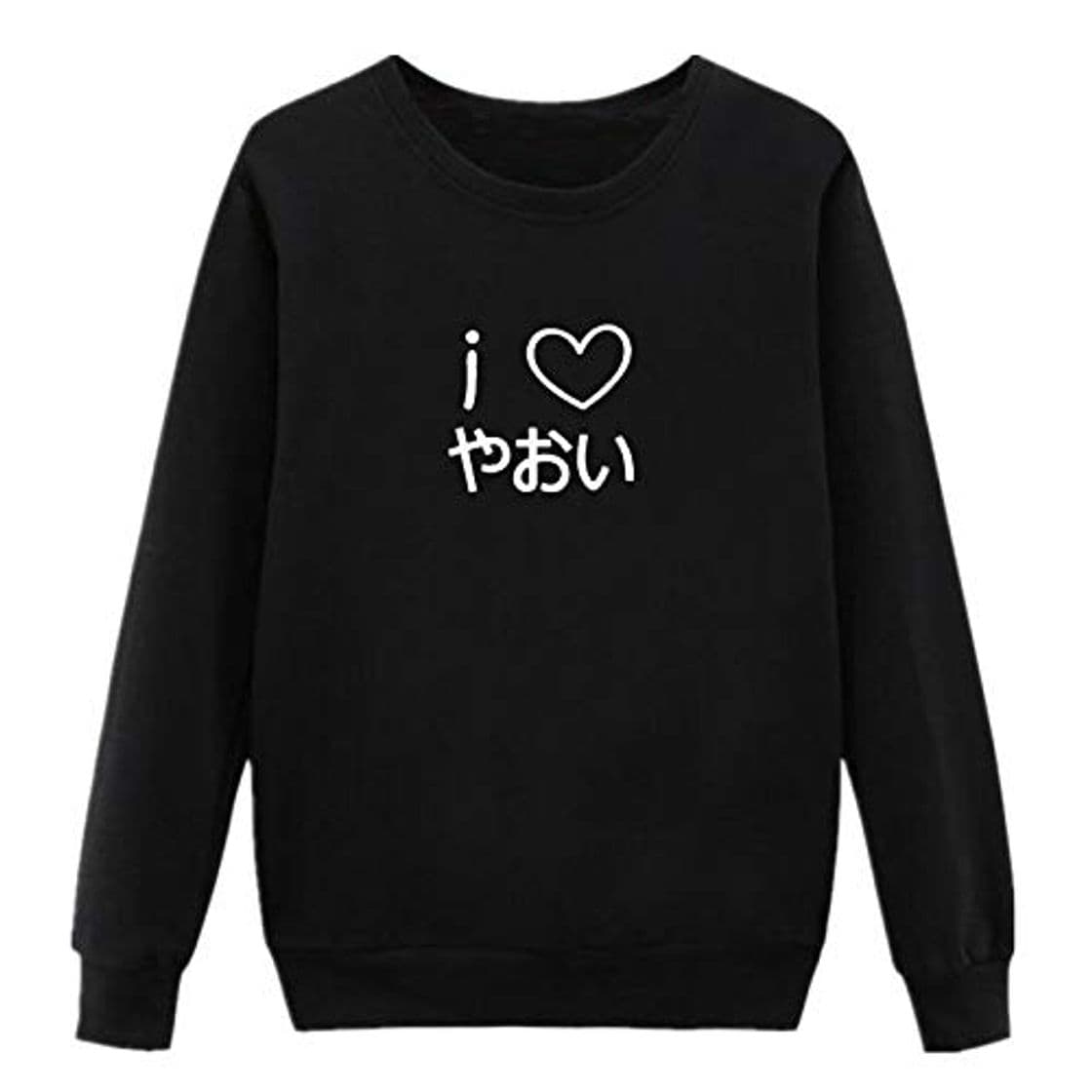 Fashion Sweatshirt Women Hoodies Sweatshirts Moletom Bl Manga Anime Fandom Fujoshi Sweatshirt Japanese Letter Pullover Tops Black M