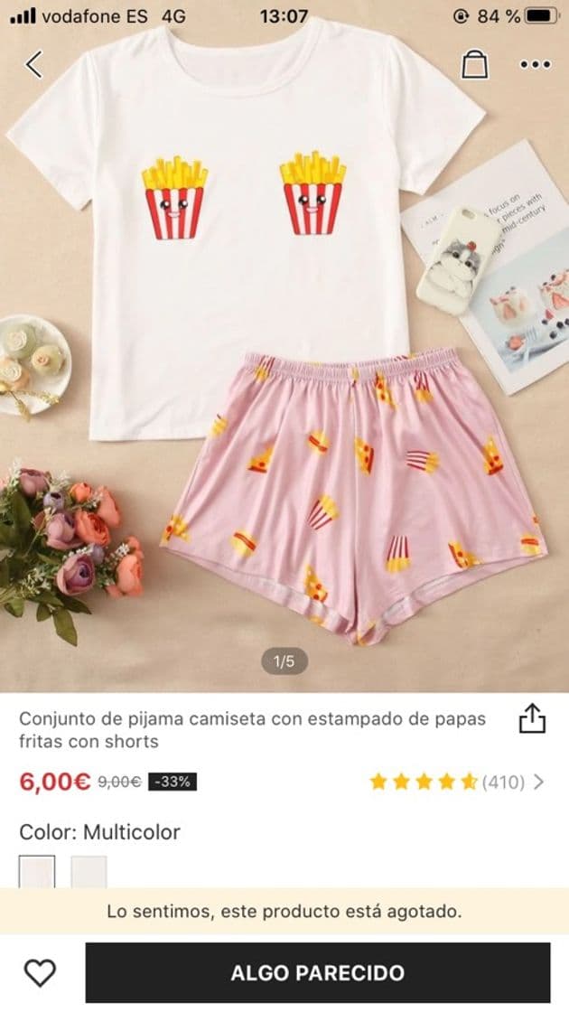 Moda Pijama de shein 