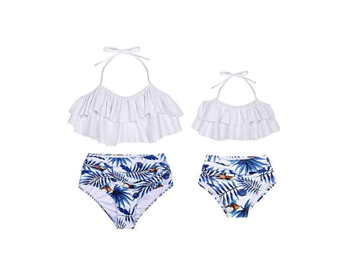 Fashion AmzBarley Traje de Baño Niña Dos Piezas Conjunto,Bañador Niña Braguita Bragas Alta