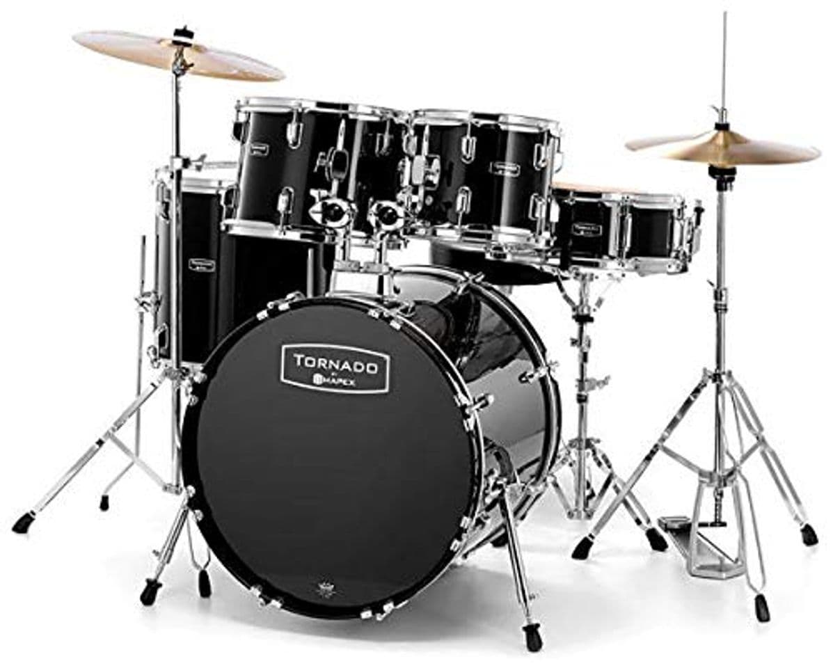 Producto Mapex Tornado Drum Kit with Cymbals & Stool 20 Fusion Black