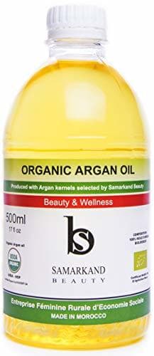 Beauty 500 ml Aceite de Argán BIO 100% Puro Primera Presión en Frío