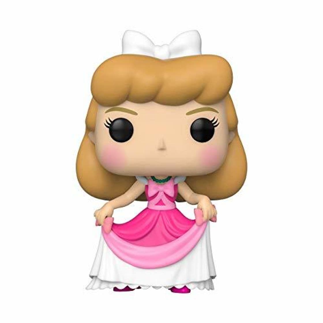 Game Funko- Pop Disney Cinderella in Pink Dress Collectible Toy, Multicolor