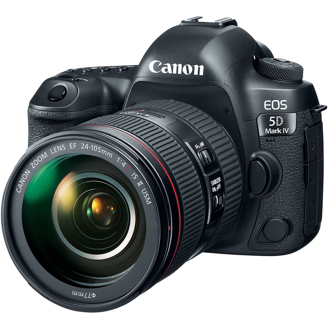 Product Câmera DSLR Canon EOS 5D Mark IV com lente 24-105mm f