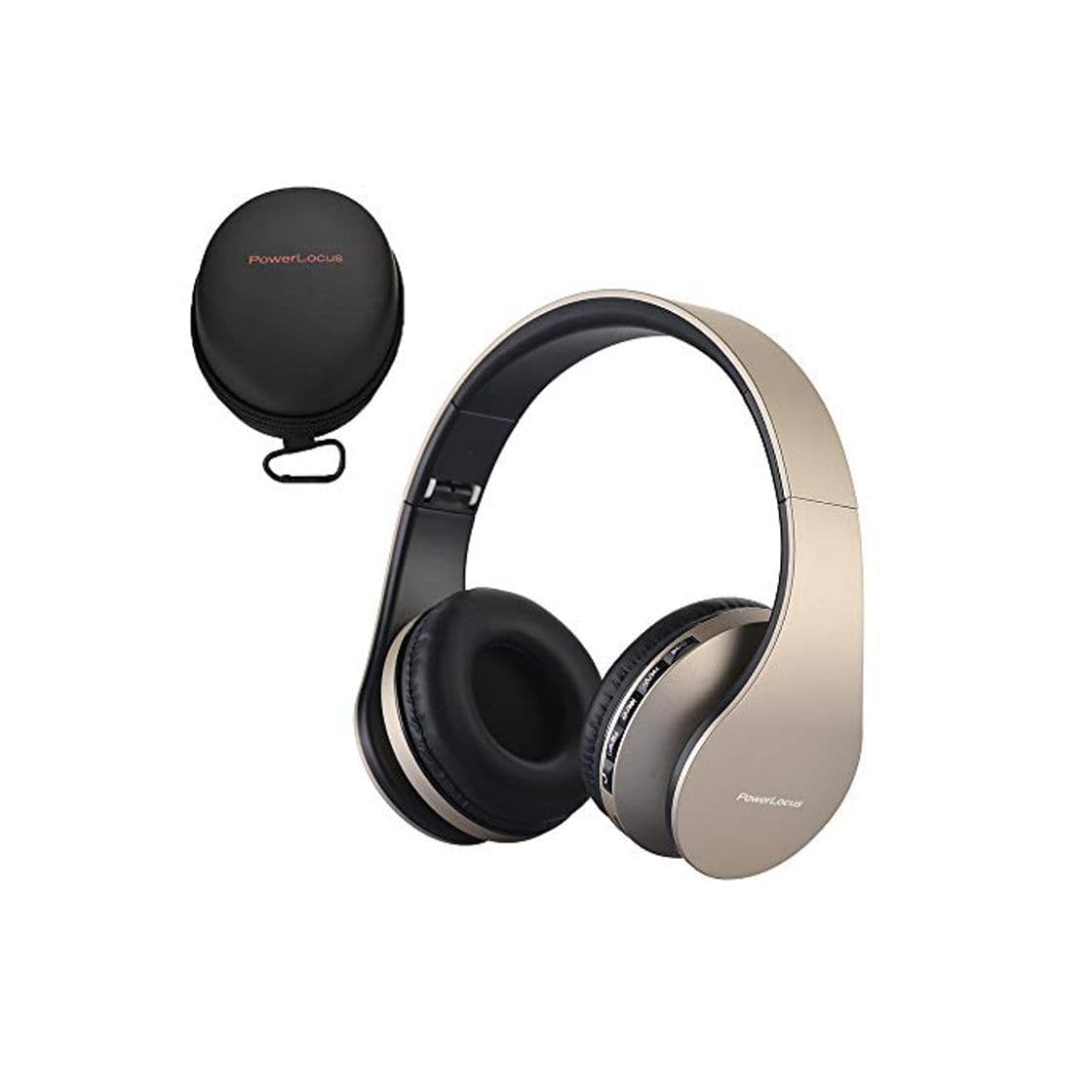 Producto PowerLocus P1 – Auriculares Bluetooth inalambricos de Diadema Cascos Plegables