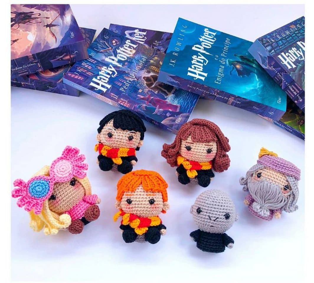 Moda Patrón amigurumi de miniaturas de personajes de Harry Potter