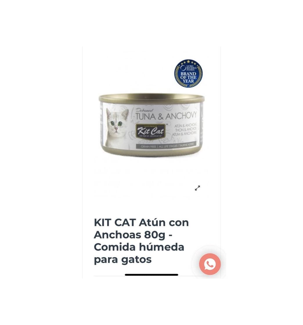 Producto KIT CAT Atún con Anchoas 80g