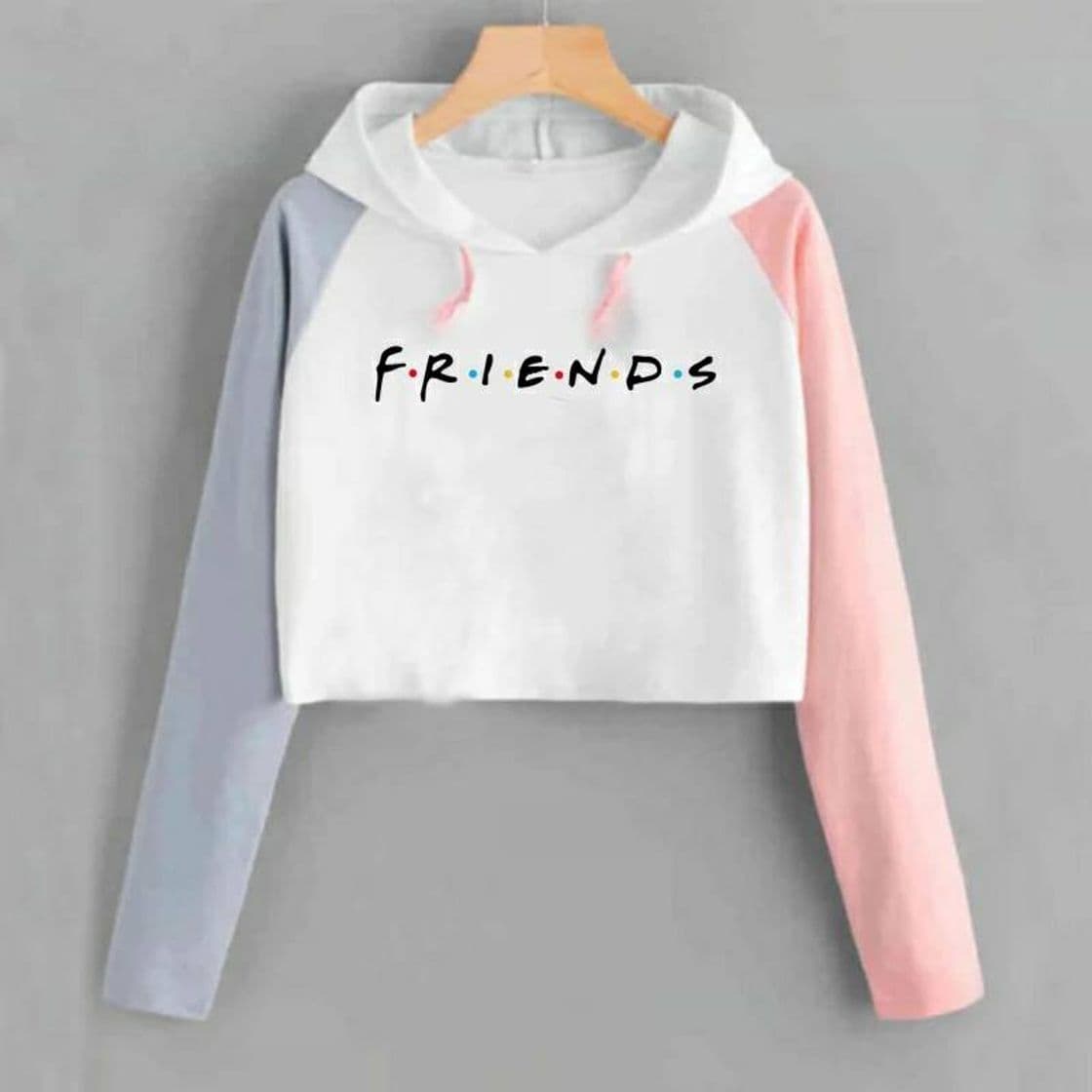 Moda Moletom cropped de friends