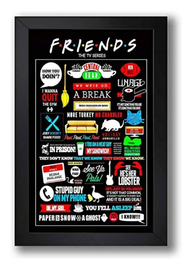 Moda Quadro de friends