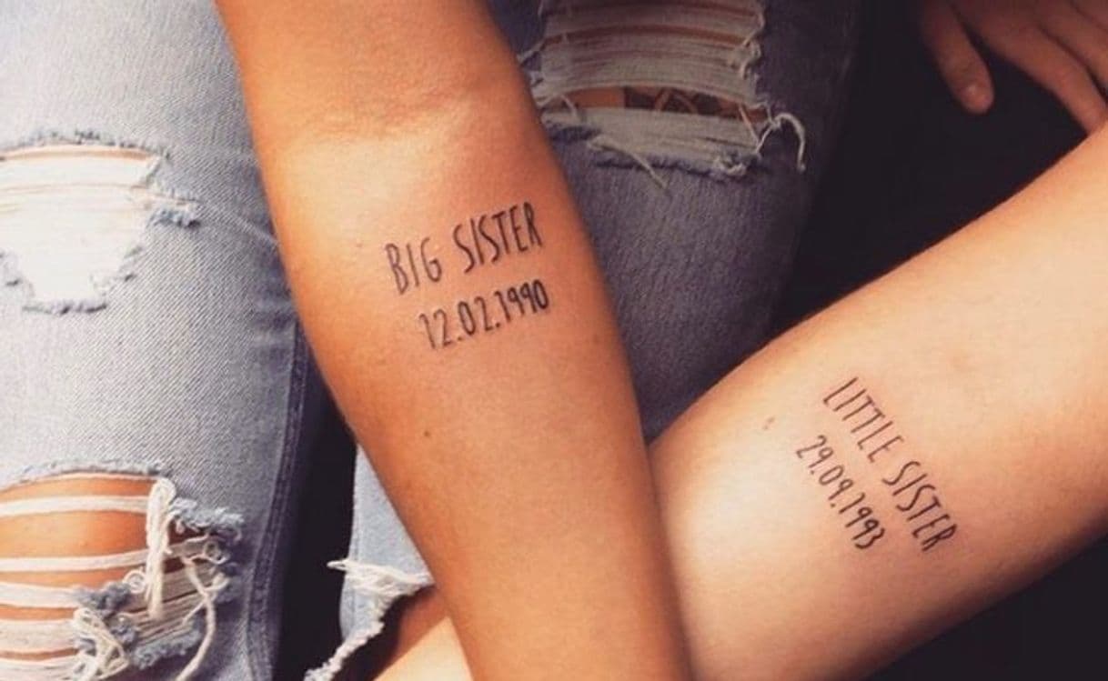 Moda Tatuagem para irmãs 👯‍♀️ 