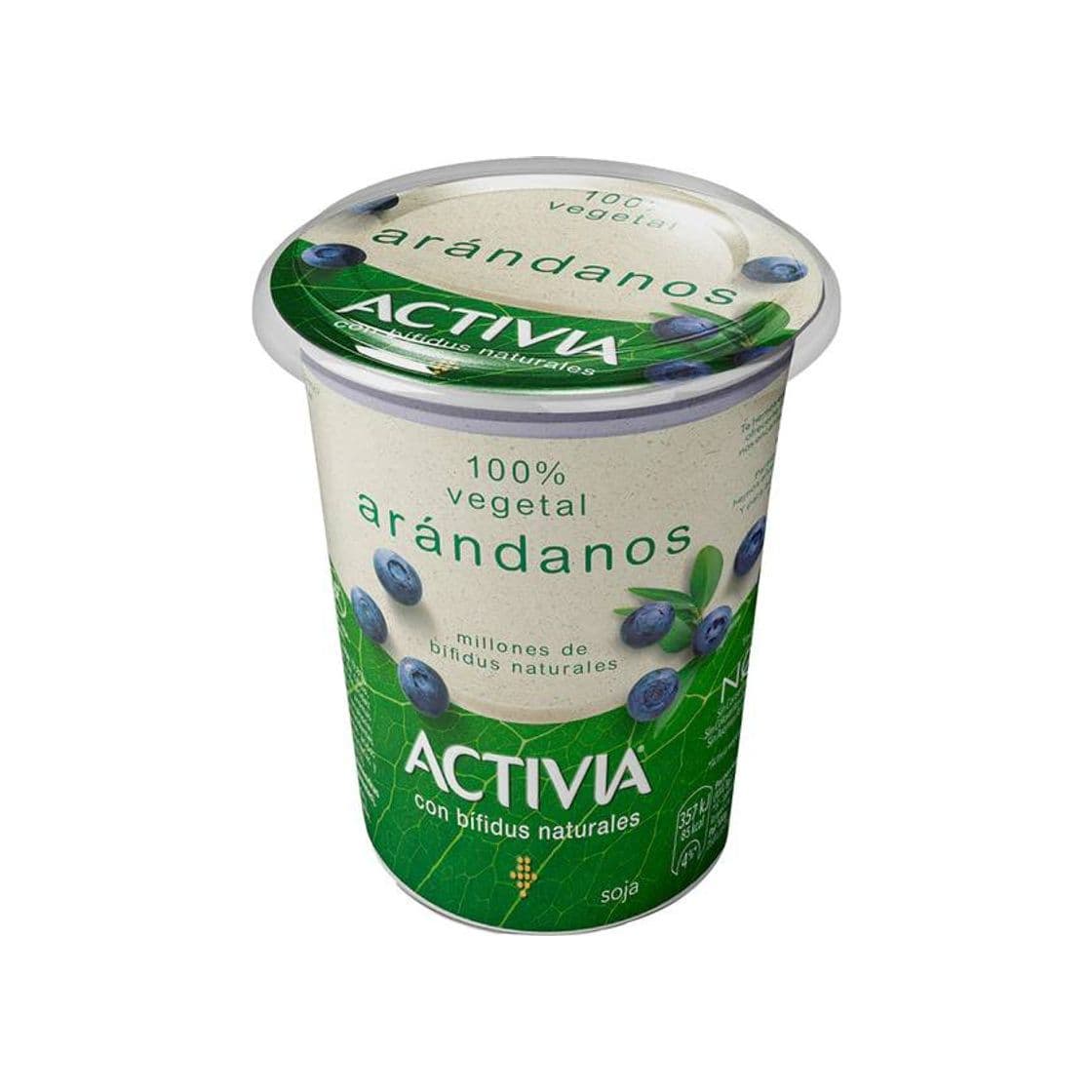 Producto Yogur vegetal de soja con arándanos y bífidus