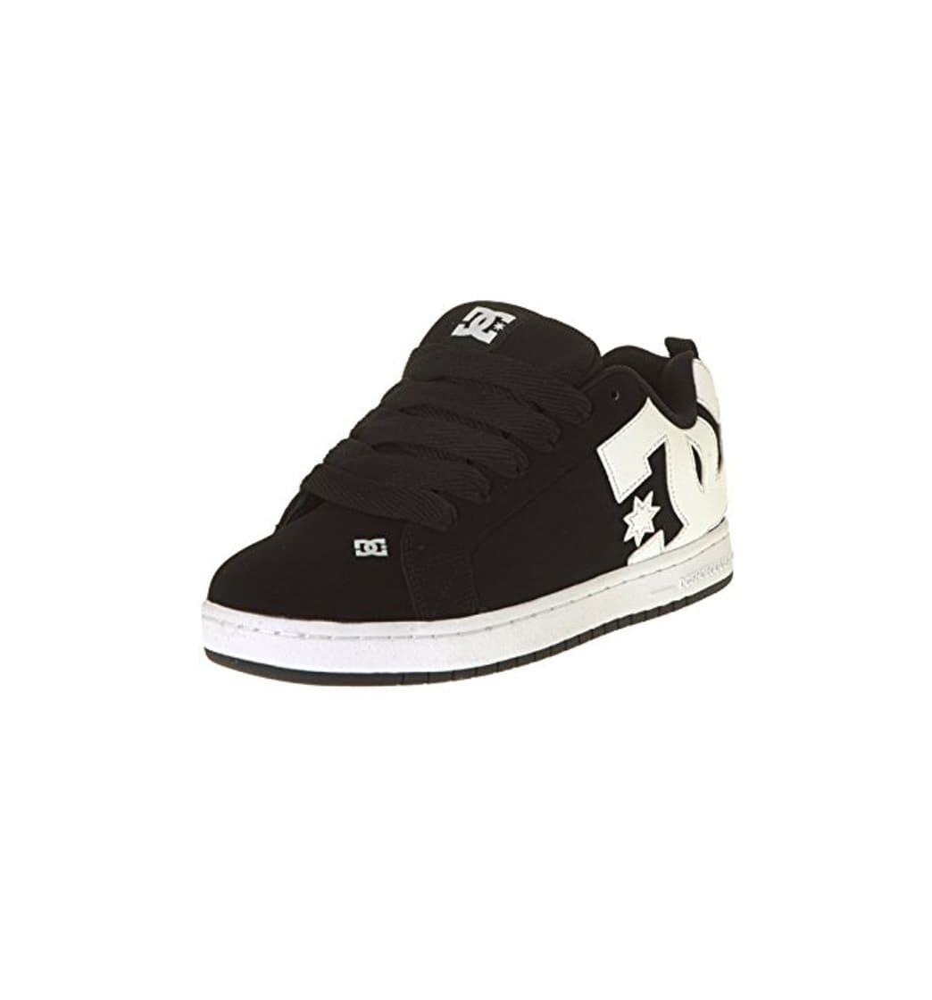 Moda DC Shoes Court Graffik, Zapatillas de Skateboard para Hombre, Negro