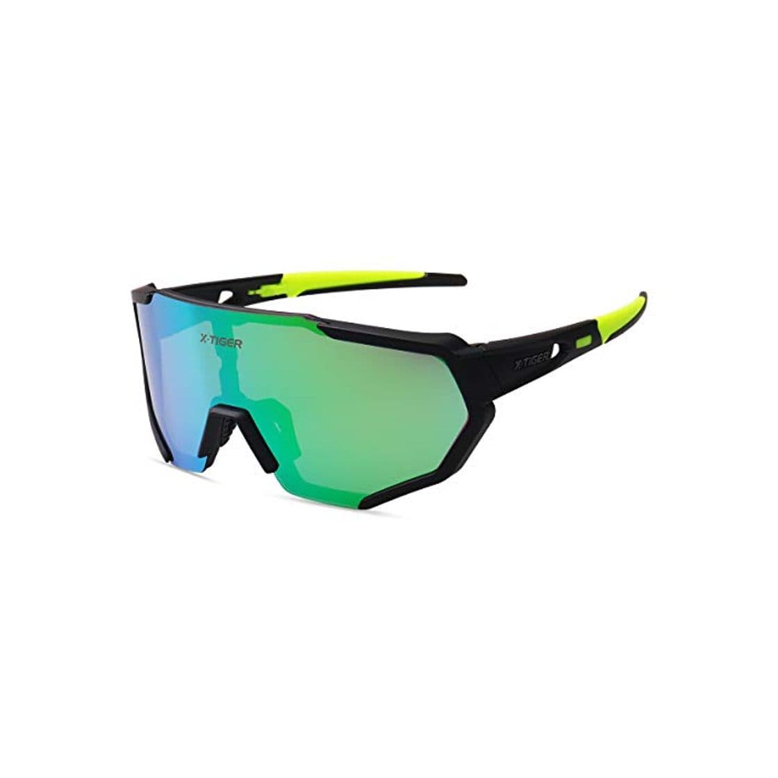 Moda X-TIGER Gafas Ciclismo CE Certificación Polarizadas con 3 Lentes Intercambiables UV 400