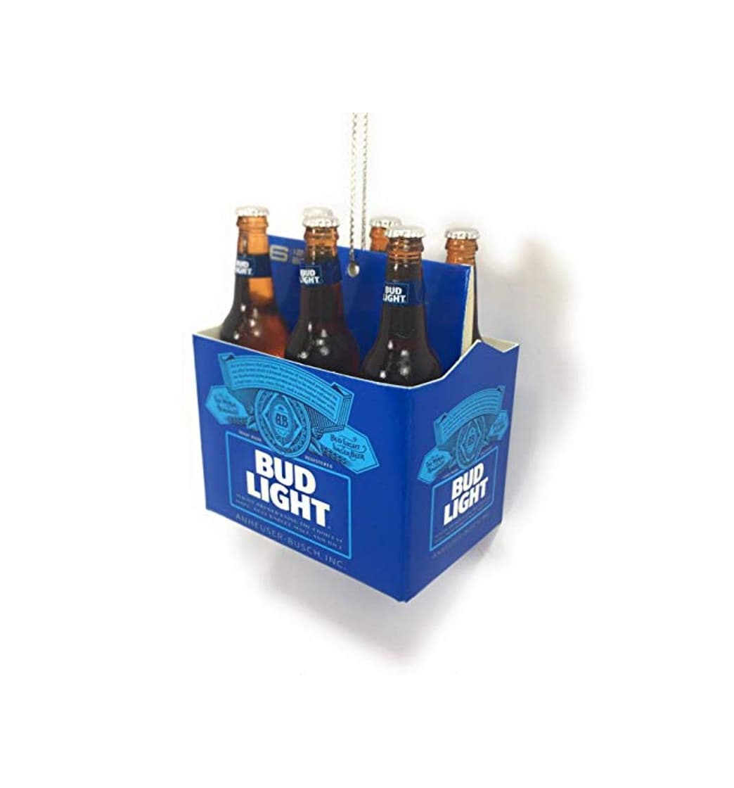 Producto Kurt Adler 6 Pack Bud Light Beer Bottles Christmas Tree Ornament Anheuser