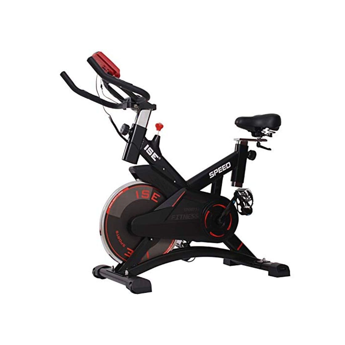 Fitness ISE Bicicleta Estática de Spinning Profesional con Sensor de Pulso