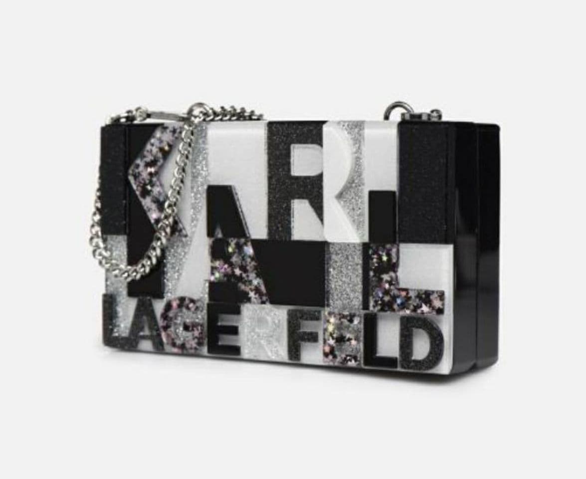 Moda Karl Lagerfeld K/Karl Multi Glitt Minaudiere (Negro) - Sarenza