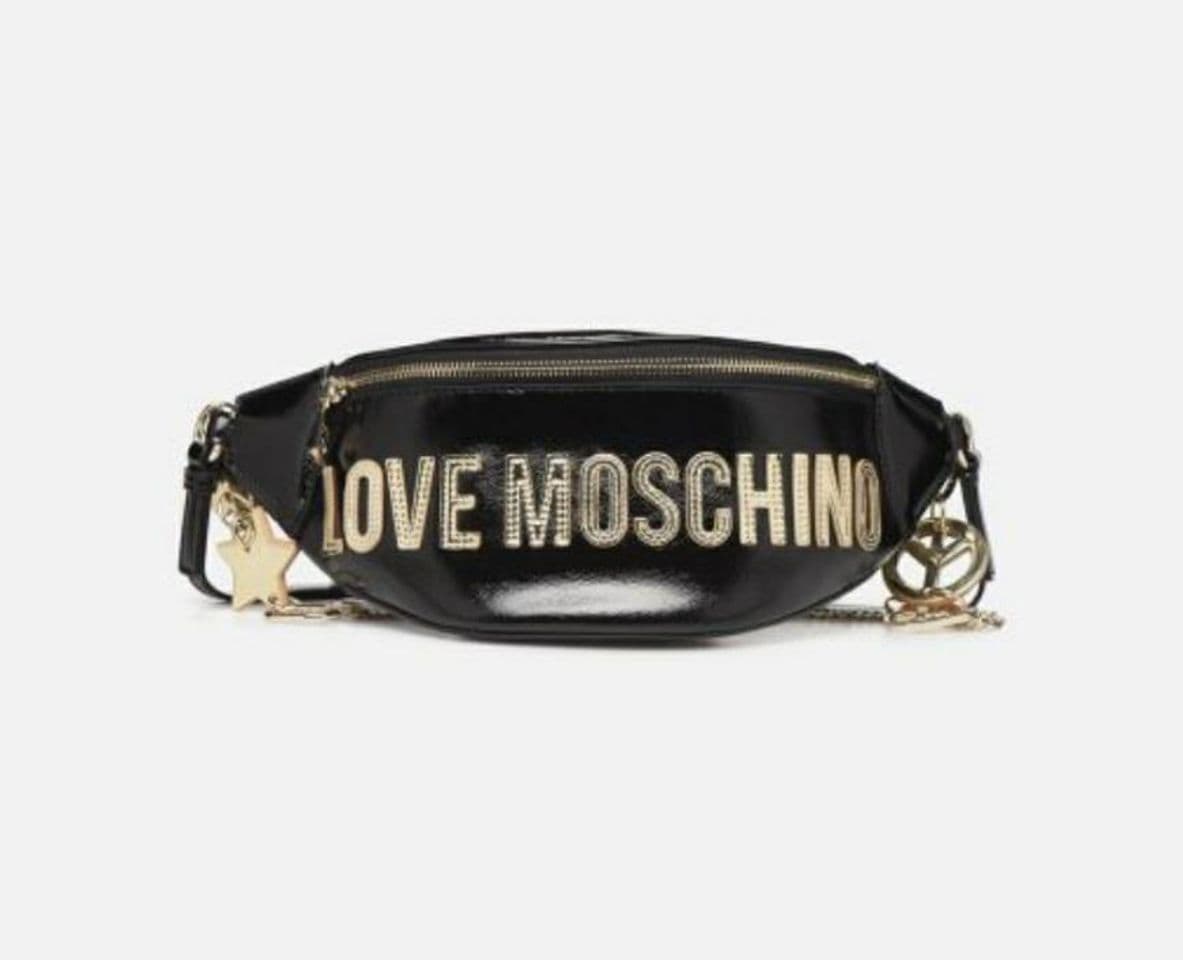 Moda Love Moschino PEACE LOVE & STARS WAIST BAG (Negro ...