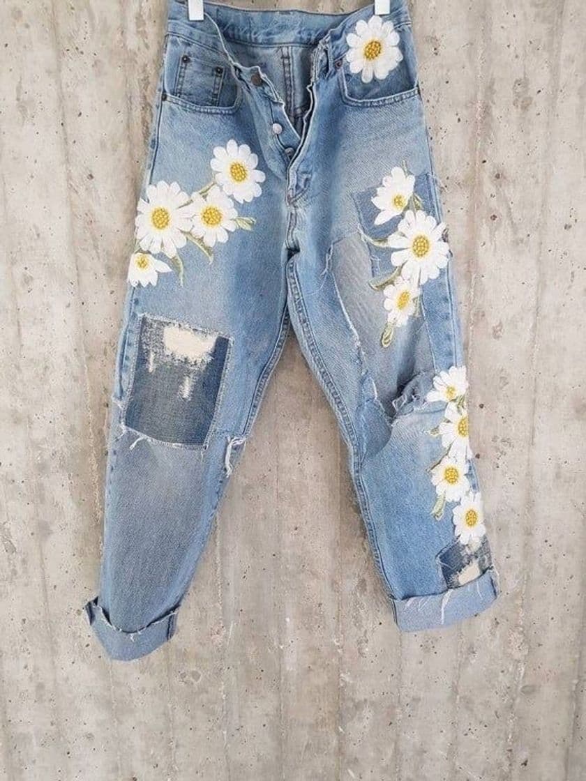 Moda Flower Jeans 