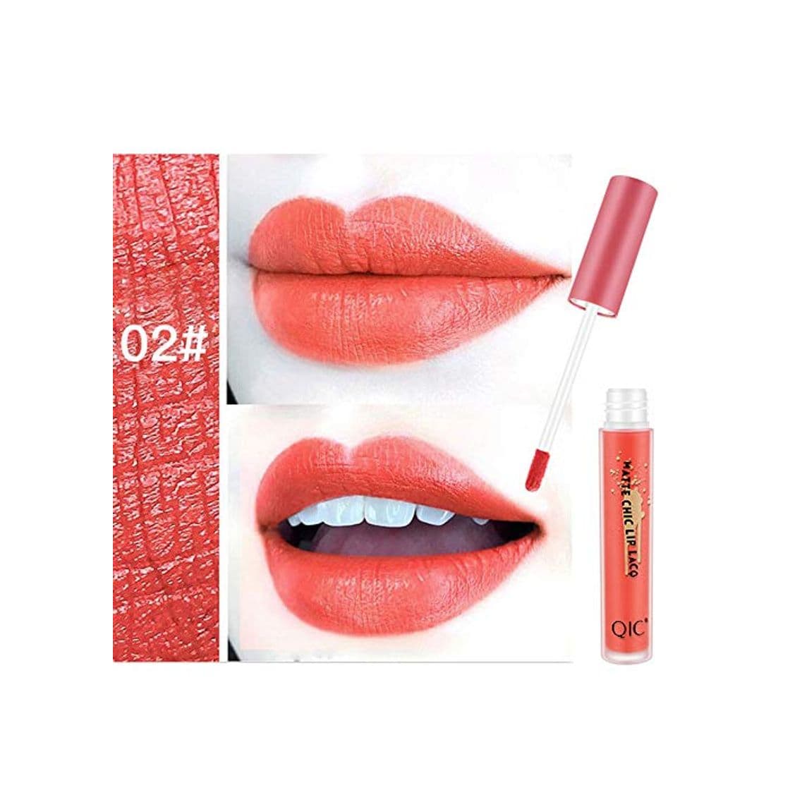 Producto HoSayLike Brillo De Labios Para NiñAs 1Pc Batom ImpermeáVel Longa DuraçãO Batom Matte Beleza CosméTica Maquiagem Brillo De Labios Natural