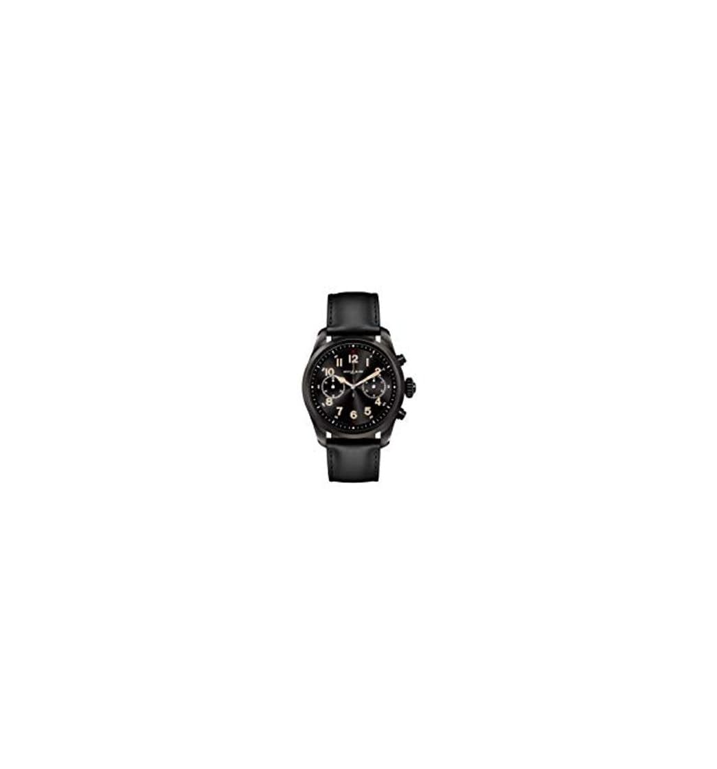 Producto Reloj Montblanc Summit 2 Smartwatch 119438 Acero Negro Piel Negra