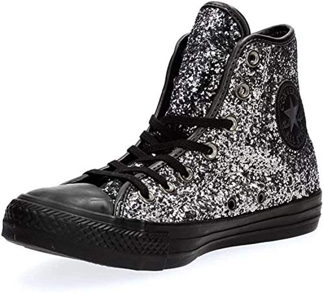 Producto Converse Zapatillas Abotinadas All Star Hi Glitter Plata