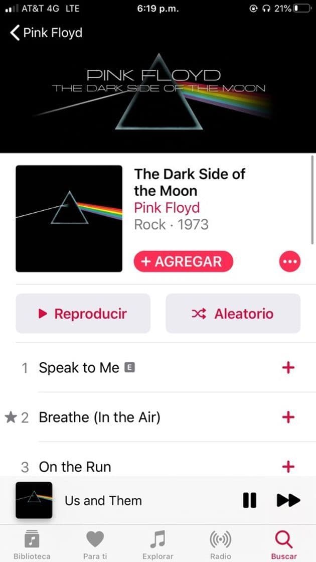 Canción Pink Floyd