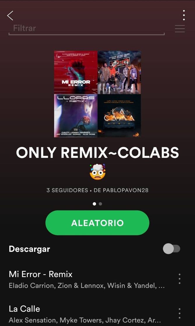 Canción Only remix-colabs