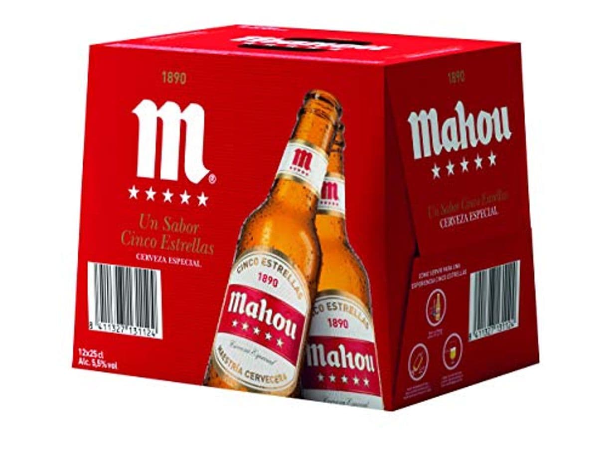 Producto Mahou 5 Estrellas Cerveza Dorada Lager