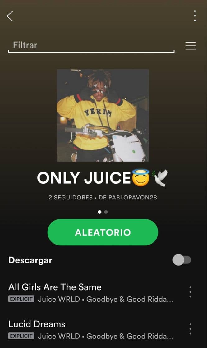 Canción Only Juice Wrld 🕊️