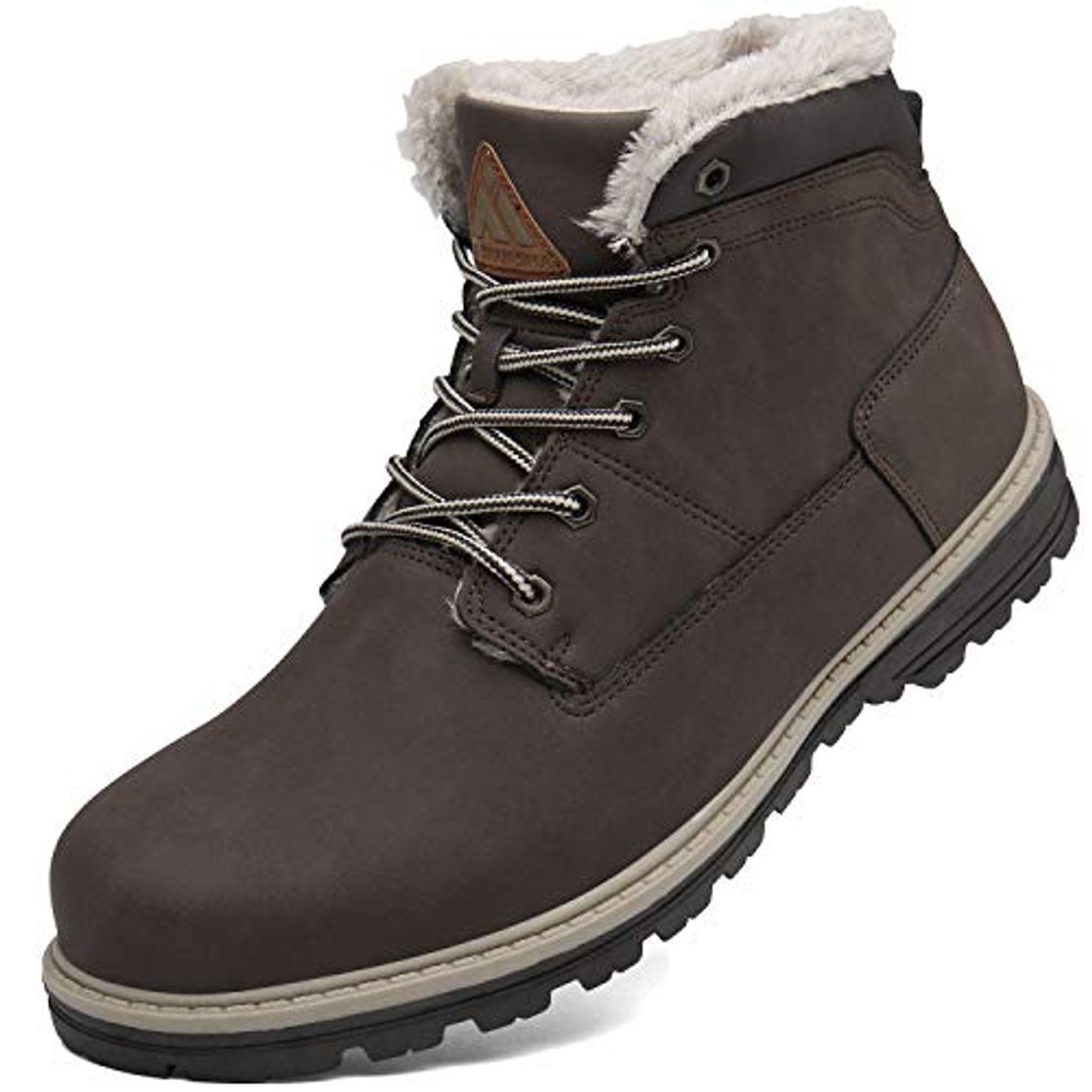 Moda Mishansha Nieve Zapatos de Invierno Hombre Cálido Fur Forradas Botas Impermeable Adulto