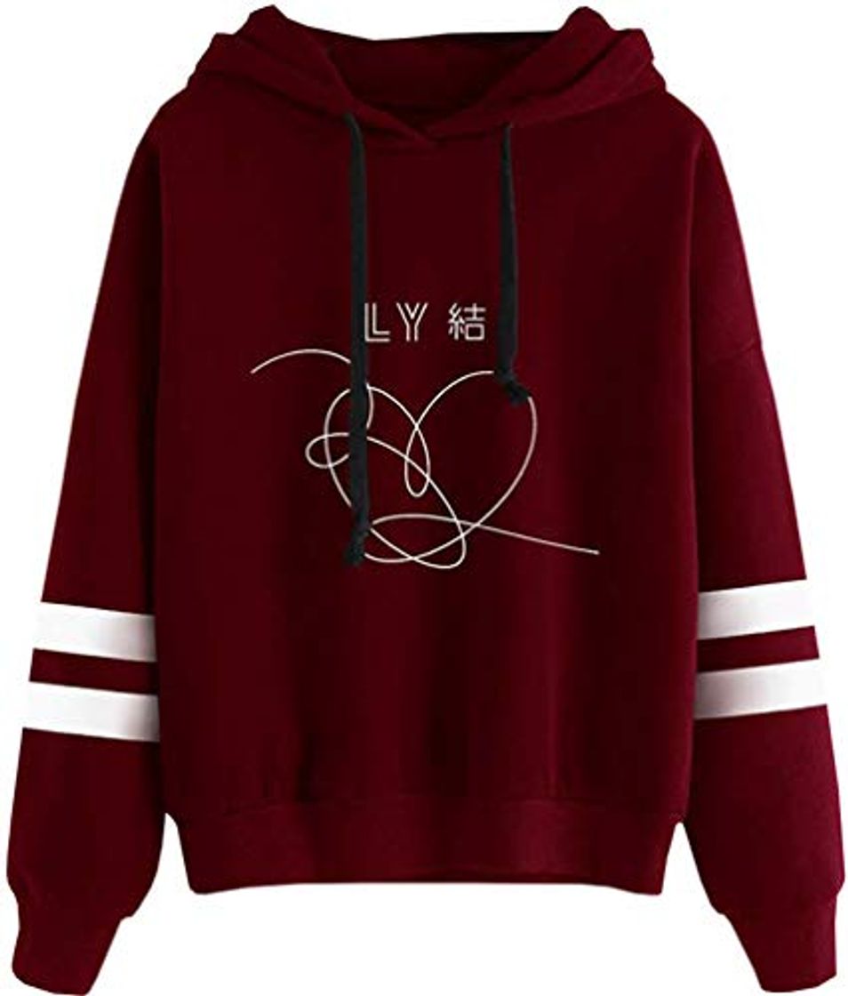 Product Socluer Sudaderas con Capucha para Mujer BTS Fans con Capucha Casual de Cool Calle Invierno Chic para Mujer