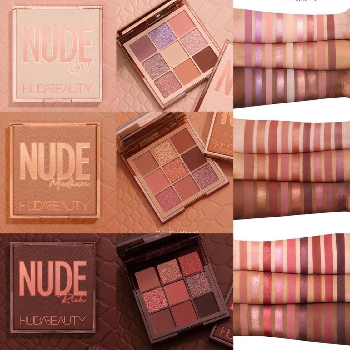 Moda Nude Obsessions - Paleta de sombras de ojos of HUDA BEAUTY