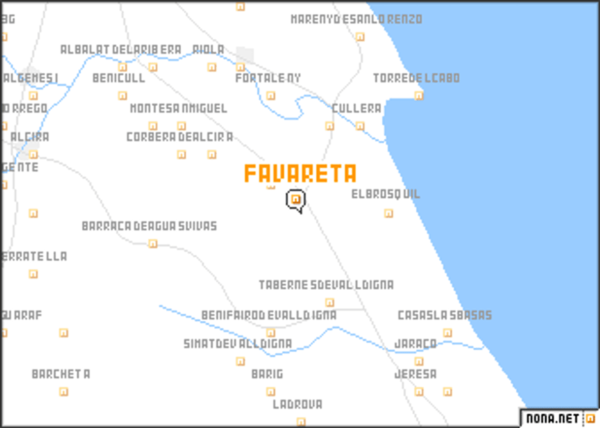 Lugar Favareta