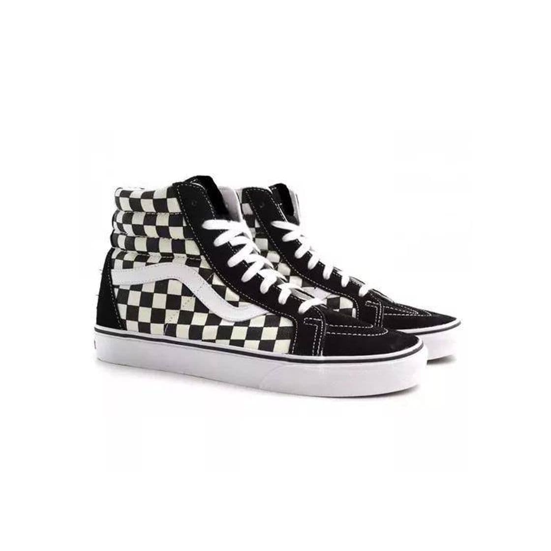 Moda Vans Sk8 Hi Platform Calzado Checkerboard