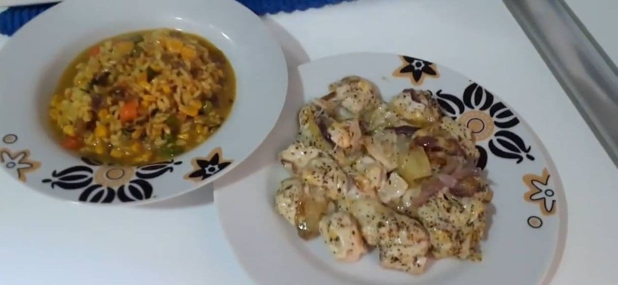 Fashion Alcachofas FundyPollo y Arroz con verduras al Curry