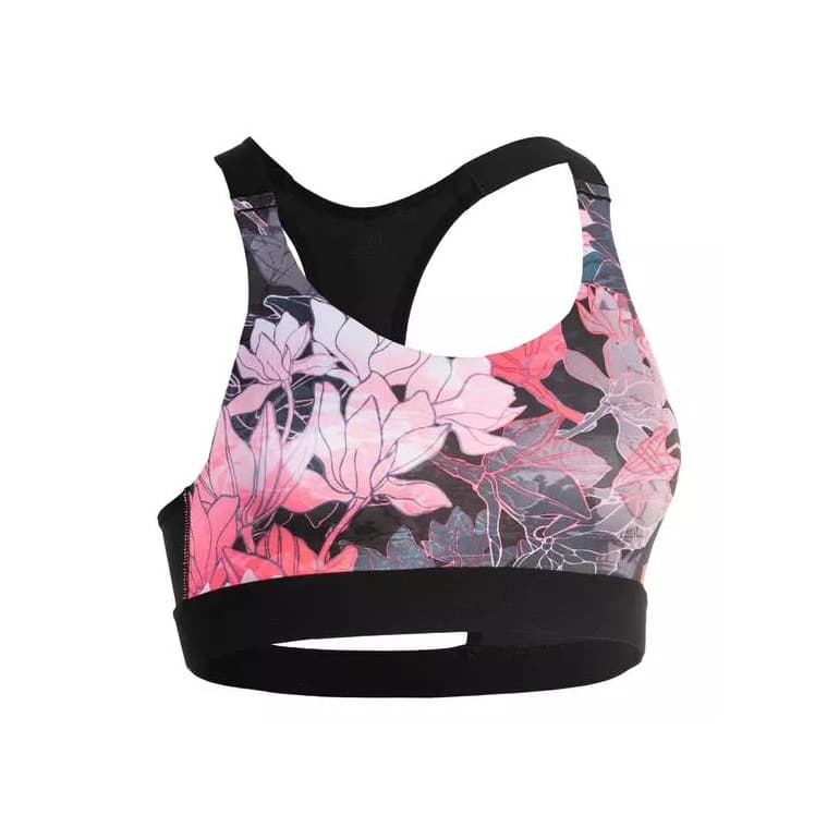 Product Sujetador deportivo flores Rosa DECATHLON