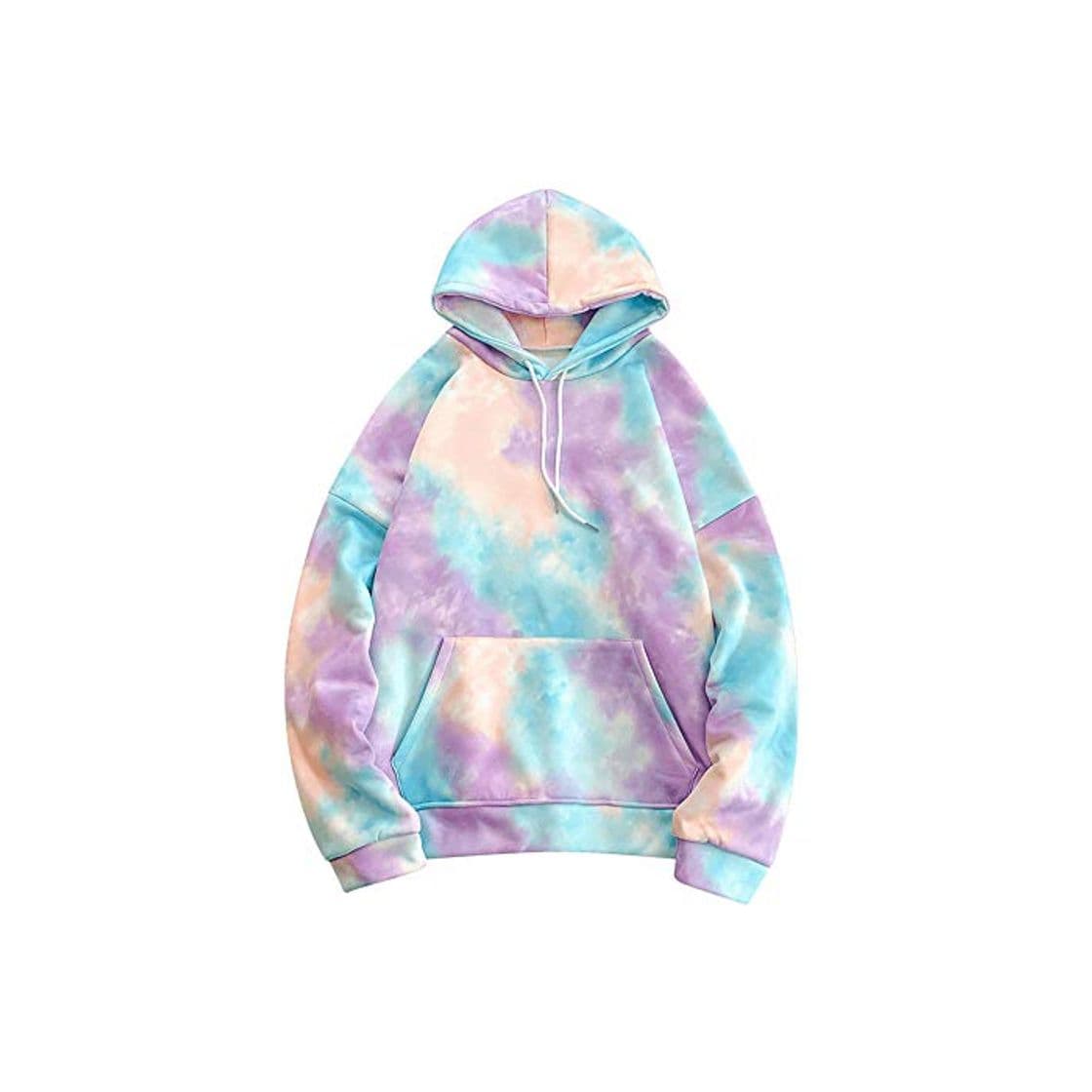 Fashion hhalibaba Sudaderas con Capucha Hombre Hombre Canguro Bolsillo Tie Dye Sudadera con Capucha Sudadera   Invierno Corea Estilo Sudaderas de Gran tamaño Streetwear