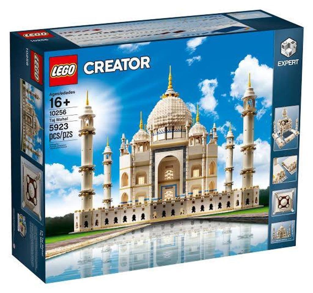 Product LEGO Creator Expert-Taj Mahal, detallada maqueta de juguete de una de las