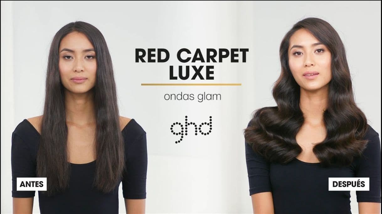 Moda Tutorial peinado ghd | ONDAS GLAM - YouTube