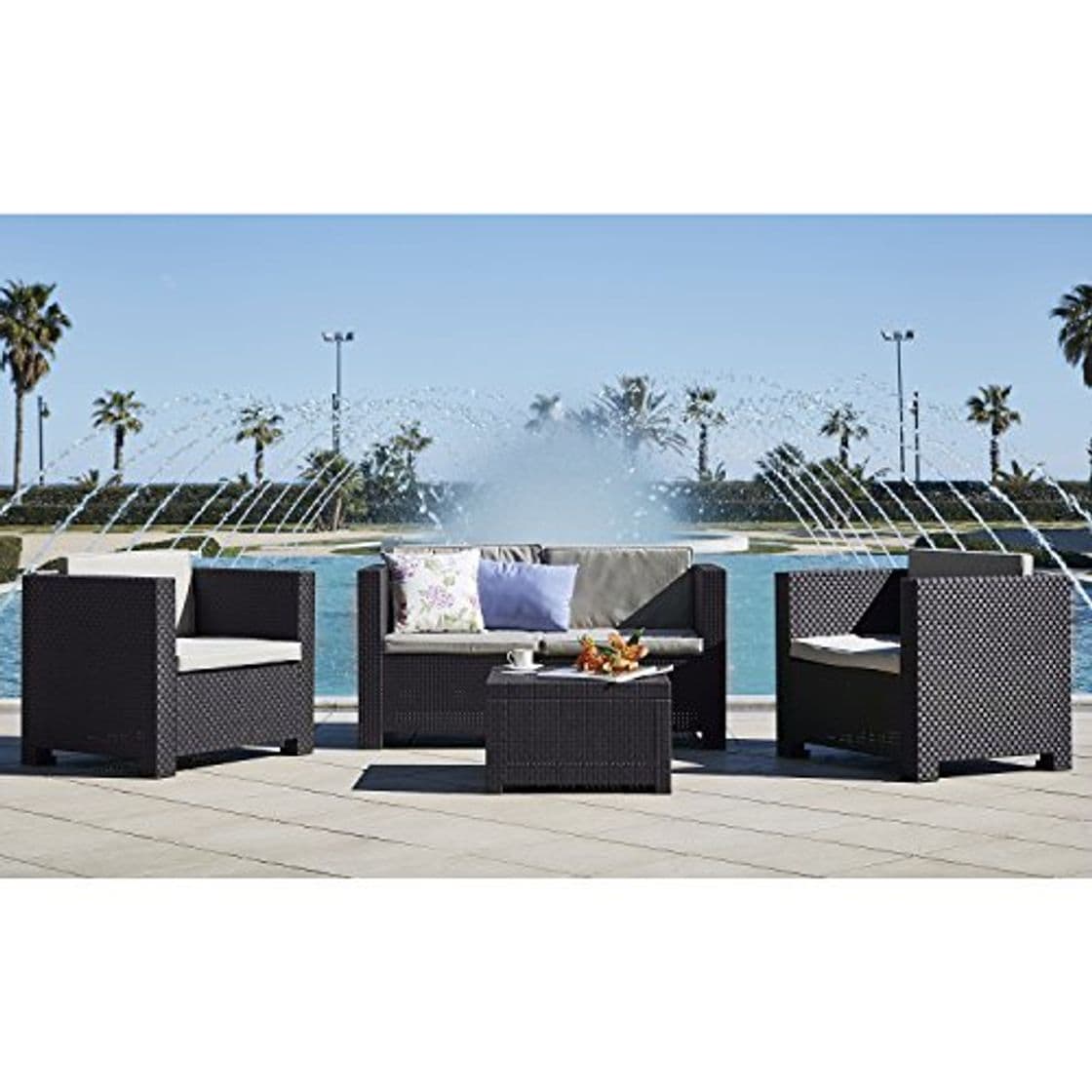 Place Shaf | Conjunto Set muebles de jardín y terraza Diva Confort |