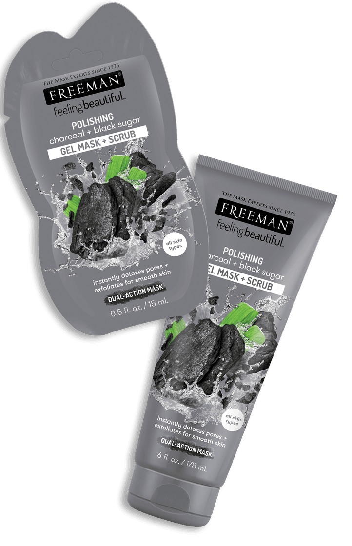 Fashion POLISHING charcoal + black sugar - Freeman Beauty