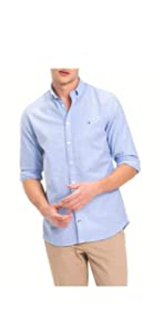 Product Tommy Hilfiger Core Stretch Slim Poplin Shirt Camisa, Blanco